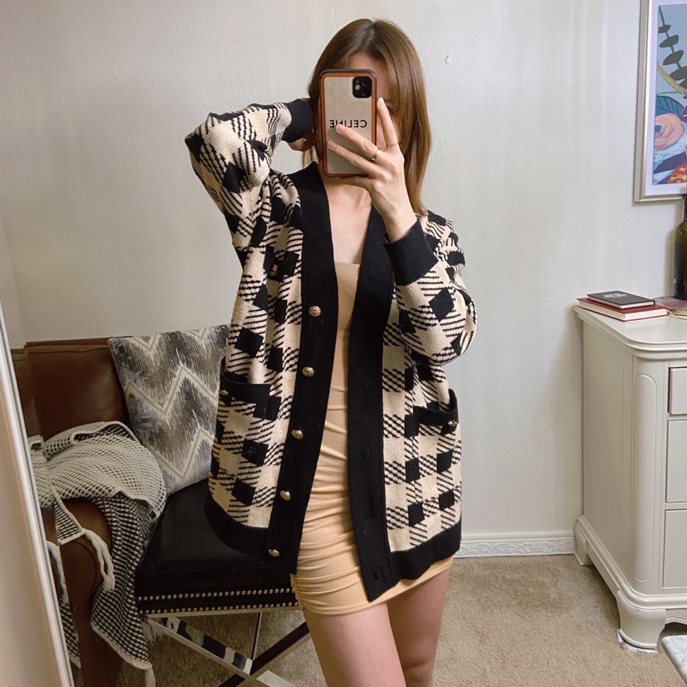 Sandro Sweater Cardigan Coat